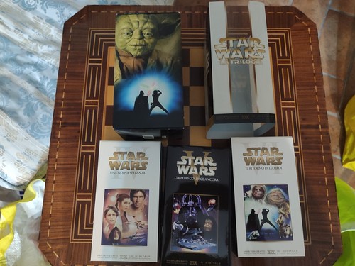 Cofanetto vhs star wars - star,