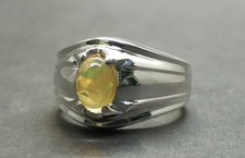 Anello da uomo solitario fatto