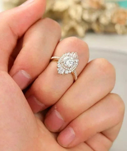 Anello solitario donna - anello,