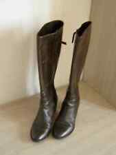 STIVALI DONNA N° 36 MARCHIO BUTTERO IN PELLE E CUOIO MARRONE