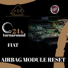 FIAT SRS MODULO AIRBAG ECU CRASH DATA RESET SERVIZIO RIPARAZIONE
