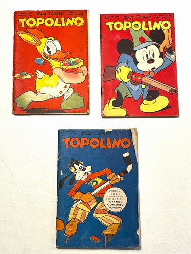 Lotto topolino 1950 - lotto, 3