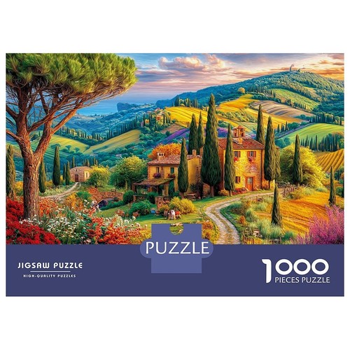 Toscana italia puzzle - puzzle, 1000