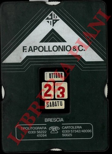 Calendari pubblicità - pubblicità,
