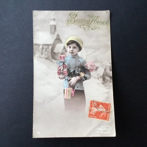 Cpa buon anno - anno, 1910