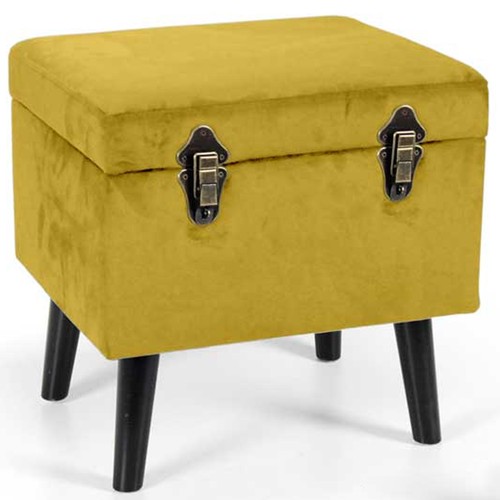Pouf contenitore velluto - contenitore,