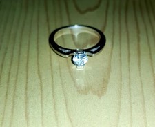 Anello solitario gold ring oro