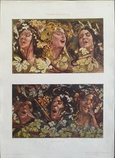 ANTICA STAMPA COLORI 1900