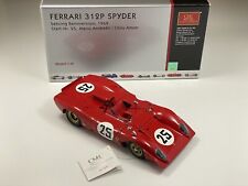 CMC 1/18 FERRARI 312P SPYDER Sebring 1969 Nr 25 RARE (BBR MR KYOSHO EXOTO GMP)