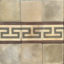 Greca geometrica cementine