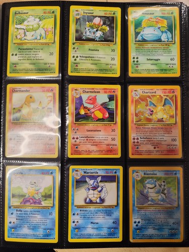 Lotto carte pokémon - carte, vintage