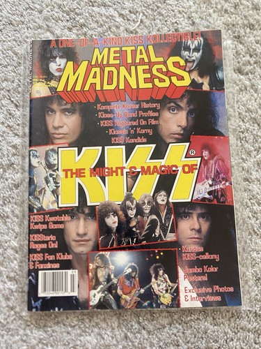 Kiss magazine metal madness - metal,