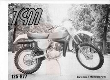 advertising Pubblicità MOTO TGM 125 R 1977 MOTOITALIANE-ENDURO REGOLARITA EPOCA