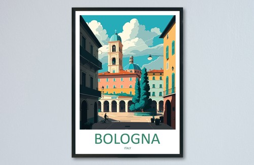 Stampa viaggio bologna arte - bologna,