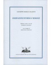 Giuseppe Maria Galanti, Osservazioni intorno a' romanzi