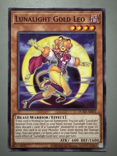 Yugioh lunalight gold leo - yugioh,