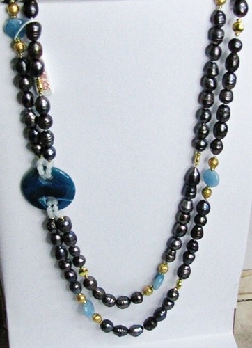 Collana perle acqua - collana,