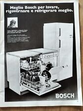 advertising Pubblicità d'epoca 1973 BOSCH lavastoviglie frigo lavatrice 23x30 cm