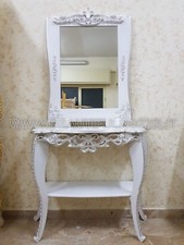 CONSOLLE E SPECCHIO IN LEGNO