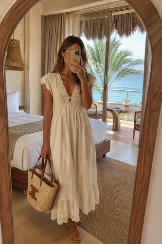 Zara abito all uncinetto con - zara,
