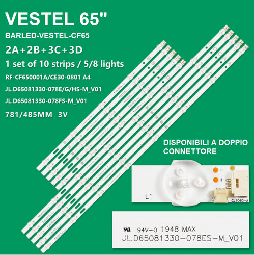 Kit barre strip - 10,