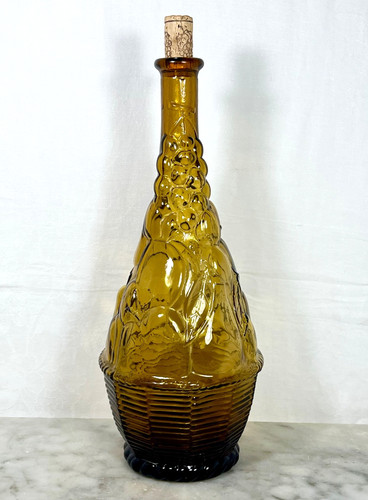 Decanter bottiglia mcm ambra - bottiglia,