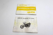 SUZUKI GS 450 S MANUALE USO E