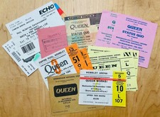 Queen original concert tickets - queen,