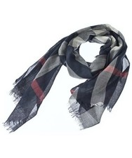 Stola Burberry rosso navy