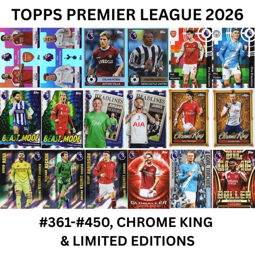 Topps premier league - league, 2026