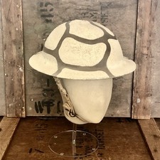 WW2 British Army Brodie Helmet Mk2 Malta ‘Rubble’ Camo REPLICA