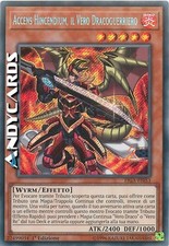 ACCENS HINCENDIUM, IL VERO DRACOGUERRIERO • Segreta • FIGA IT053 • 1Ed • Yugioh!