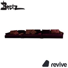 Divano Bretz Filousof tessuto quattro posti viola divano
