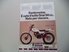 advertising Pubblicità 1979 MOTO FANTIC 330 TRIAL 50