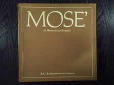 ROSSINI MOSE' SAWALLISCH PROMO ITALIAN ONLY BOX 3 LP'S STEREO RAI ITALY MINT '69