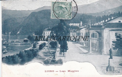 Luino lago maggiore 1917 - ,