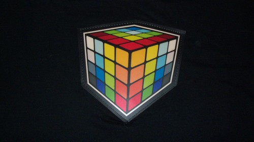 Camicia nera vintage rubik - nera,