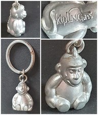 Portachiavi KIPLING MONKEY❗keyring SCIMMIA ? metallo LOGO❗pendaglio PUBBLICITÀ❗