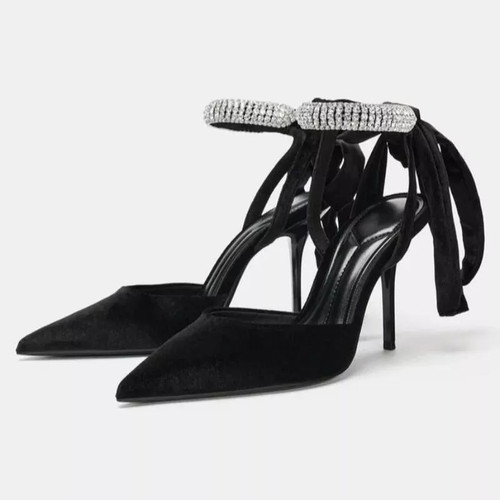 Decolte donna nere strass con - decolte,