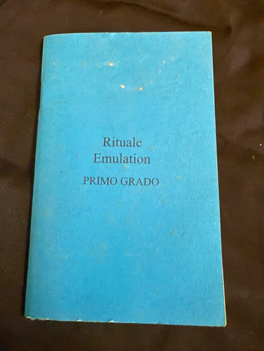 Rituale emulation primo grado - rituale,