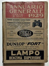 Touring Club Italiano - Annuario Generale 1929 - Agenzia FIAT Automobili