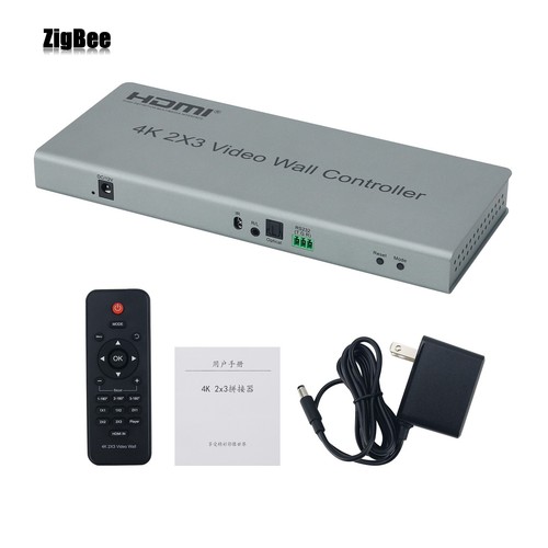 Controller video wall 2x3 - video, 4k