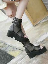 Stivale estivo da donna pelle