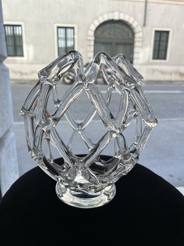 Vaso vetro murano 60s - vaso,