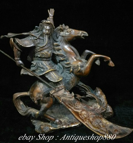 Statua arma drago bronzo - , 9"