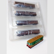 USATO - Set 443 con 4 carrozze castano - Art. Os.Kar OS101.3