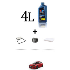 HOFFCAR Kit tagliando 3 FILTRI e 4L OLIO per Suzuki Swift V 1.2 Hybrid 61kw dal 
