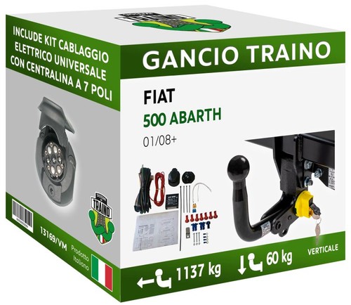 Gancio verticale estraibile - verticale,