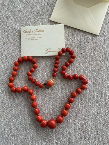 Bellissima collana corallo - in,