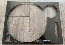 1 x Technics SL-1210 MK2 cover frontale nero lucido e serigrafia *60% di sconto*
